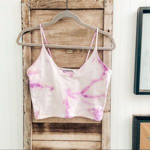 Groceries Apparel tie dye cami crop